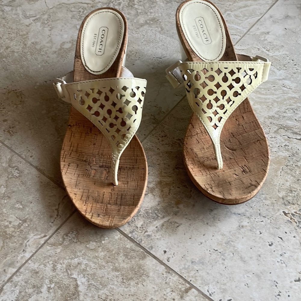Coach Wedges size 10